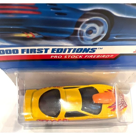 Hot Wheels 2000 First Editions 4 of 36 Collectable Car Pro Stock Firebird Box Da - Picture 3 of 11